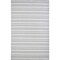 Signature Home Collection Striped Rectangular Outdoor Area Throw Rug - 3' x 4' - Gray and White